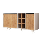 Komoda Kalune Design Prava, balta/ruda