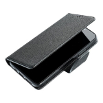 Telefono dėklas Fancy Book, skirtas Samsung Galaxy A22 5G, juodas
