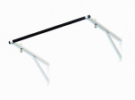 Prie sienos montuojamas skersinis Sanro PK-1, iki 150kg, baltas