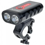 Priekinis dviračio žibintas ProX Sirius 2xCREE XP-G3 900Lm USB, juodas