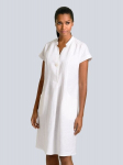 Lininė suknelė moterims Alba Moda 101-254, balta, 34