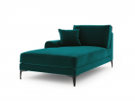 Ku&scaron;etė Mazzini Sofas Madara, &scaron;viesiai žalia/juoda