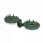 Tvirtinimo klipsai - spaustukai Bradas BUNGEE CORD CLIPS, 50 vnt., green