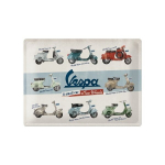 Metalinė plok&scaron;tė 30x40 cm / Vespa mallit