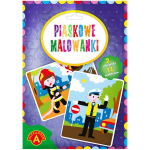 Spalvinimas su smėliu. Policininkas ir gaisrininkas