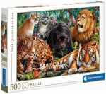 Dėlionė Laukinės Katės 500 dalių