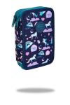 Forminis dviejų skyrių penalas su priedais CoolPack Jumper 2 Happy Unicorn E66549