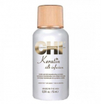 Keratino ir &scaron;ilko kompleksas CHI Keratin Silk Infusion 15 ml