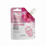 Raminanti ir drėkinanti rožių gelio kaukė veidui Face Facts, 60 ml