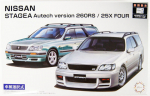 Klijuojamas Modelis Fujimi ID-147 Nissan Stagea Autech Version 260RS/25X Four 1/24 , 46136