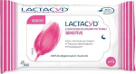Intymios higienos servetėlės Lactacyd Sensitive Intimate Hygiene, 15 vnt.