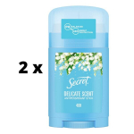 Moteri&scaron;kas pie&scaron;tukinis antiperspirantas secret Delicate, 40ml x 2 vnt.