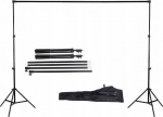Studijinis fonų laikiklis 210cm, reguliuojamas 152-304cm, su dėklu
