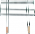 Grotelės griliui Master Grill MG254, 68x40 cm, rudos/sidabrinės spalvos