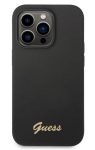 Dėklas telefonui Guess Silicone Vintage - iPhone 14 Pro Max 6.7, juodas