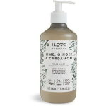 Drėkinamasis skystas rankų muilas I Love Naturals Natura ls Lime, Ginger & Cardamon, 500 ml