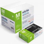 Nitrilo pir&scaron;tinės Santex Nitriflex Black Soft, 1000vnt