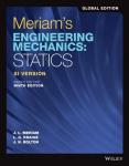 Meriam's Engineering Mechanics: Statics SI Version 9th Edition, Global Edition