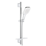 GROHE Vitalio 130 SmartActive Cube rankinio du&scaron;elio, stovo ir žarnos rinkinys, 3 srovės, chromas, 26596000