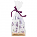 Rinkinys Bohemia Levandule: skystas muilas, 300 ml + kūno pienelis, 250 ml + muilas, 100 g