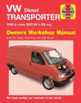 VW Transporter Diesel (90 - June 03) H To 03: 1990 - 2003