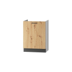 Pastatoma virtuvės spintelė kriauklei CLARA, ąžuolas