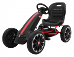 Pedalinis kartingas Abarth, juodas