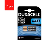 Baterijos DURACELL AAAA, 2vnt, pakuotė 10 vnt.