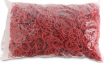 Gumytės receptūrinės 25mm, 1,5x1,5mm, 1000g, raudonos