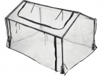 Kompakti&scaron;kas balkono terasos ir sodo &scaron;iltnamis 120&times;80&times;60 cm tvirta PVC plėvelė plieninis karkasas &Oslash;12 mm 90003 FLO