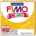 Modeliavimo masė - Fimo - Blizgantis auksas - 42 gramai - Specialiai vaikams - Nuo 8 metų