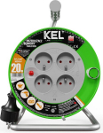 Kel Būgninis prailgintuvas 25m 3x1,5mm&sup2;, 3680w