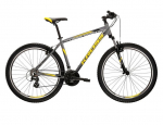 Kalnų dviratis Kross 26", pilkas