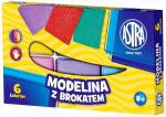 Blizgus modelinas 6 spalvų