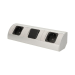 2x230V ki&scaron;tukinis lizdas su jungikliu - OR-AE-1304(GS) schuko