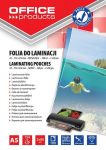 Laminavimo vokeliai Office Products A5, 100 vnt