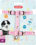 Zolux "puppy" &scaron;unų pavadėlis, rožinis, dydis S