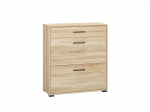 Komoda ML Meble Caro 10, ruda