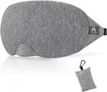 Miego kaukė unisex, pilka, Universalus