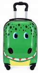 Vaiki&scaron;kas lagaminas 3D Crocodile, žalias