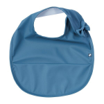 Seilinukas Bib Bino with bow Nordbaby, mėlynas