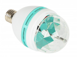 LED lemputė LED E27 3W RGB