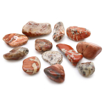 Akmuo Light Jasper Brecciated Ancient Wisdom, 12 vnt.