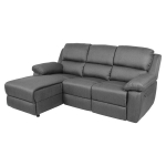 Mink&scaron;tas kampas Home4You Berit LC, 214x160/95x98 cm, pilkas