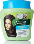 Giliai kondicionuojanti kaukė plaukams Tropical Coconut, Dabur Vatika, 500 g
