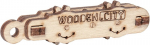 Medinis konstruktorius Wooden City Originalūs įtaisai