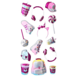 Lipdukai DallPrint Pinky Gadgets, 14 vnt.