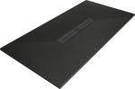 Stačiakampis du&scaron;o padėklas Mexen Toro SMC su sifonu, 160 x 70 cm, Black+Black