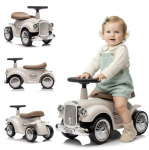 Stumiamas automobilis vaikams Retro ecru Sun Baby