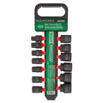 Smūginių galvučių rinkinys 1/2" 10-32 mm 13el